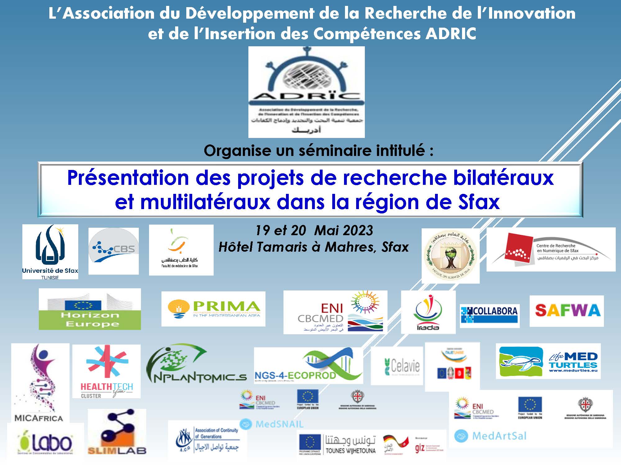 Scientific Seminar on Bilateral and Multilateral Research Projects – Mahres, Sfax